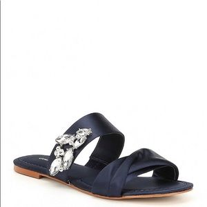 Gianni bini size 8 satin navy Lewisa new in box